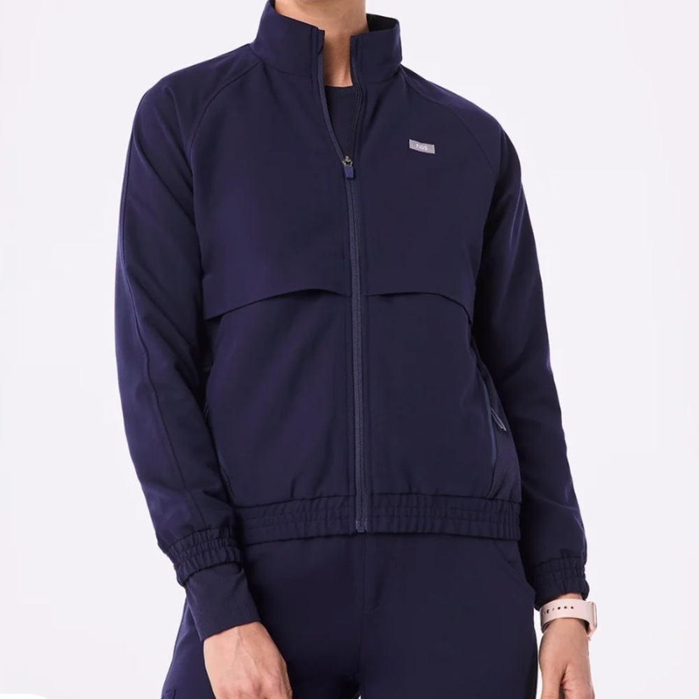 Figs Deep Navy Utility Jacket